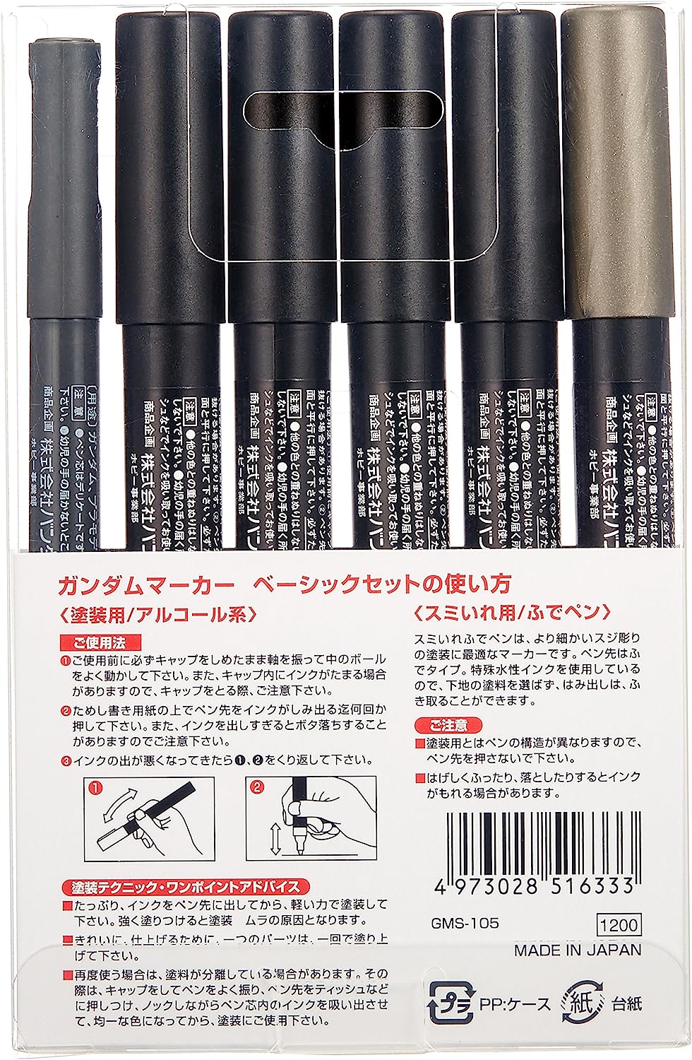 Gundam Marker Set - Basic Set