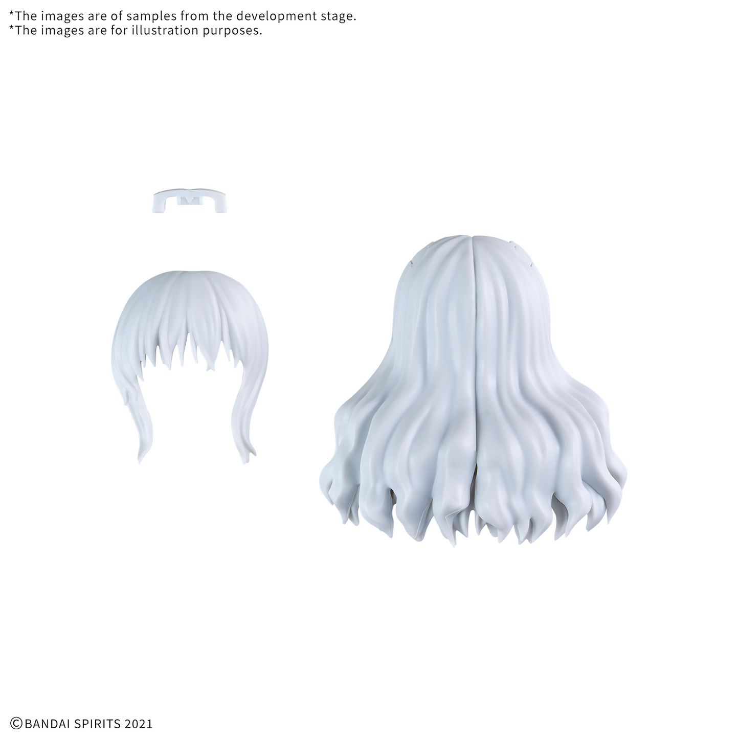 30MS OPTION HAIR STYLE PARTS Vol.11 - White Long Hair