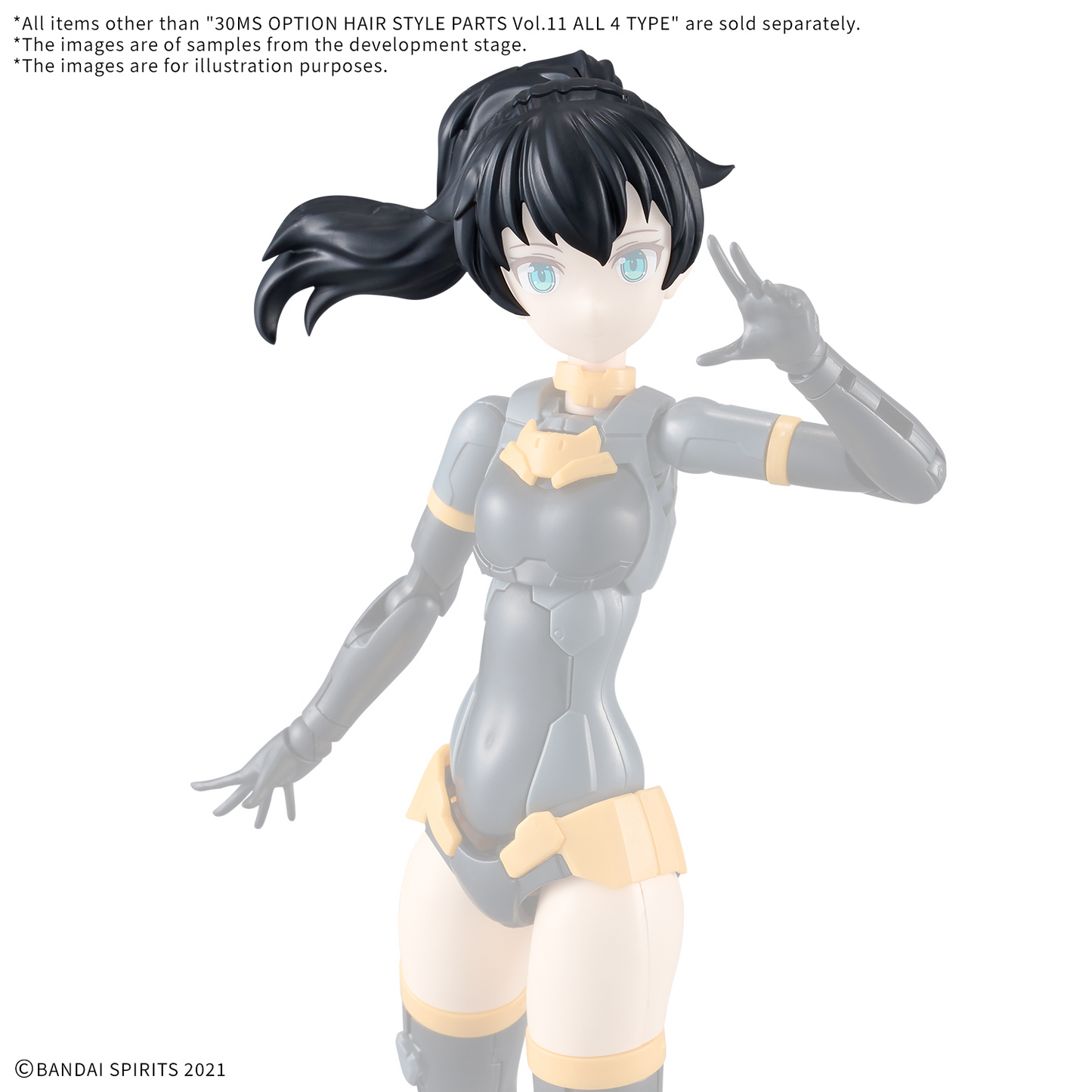 30MS OPTION HAIR STYLE PARTS Vol.11 - Black Ponytail