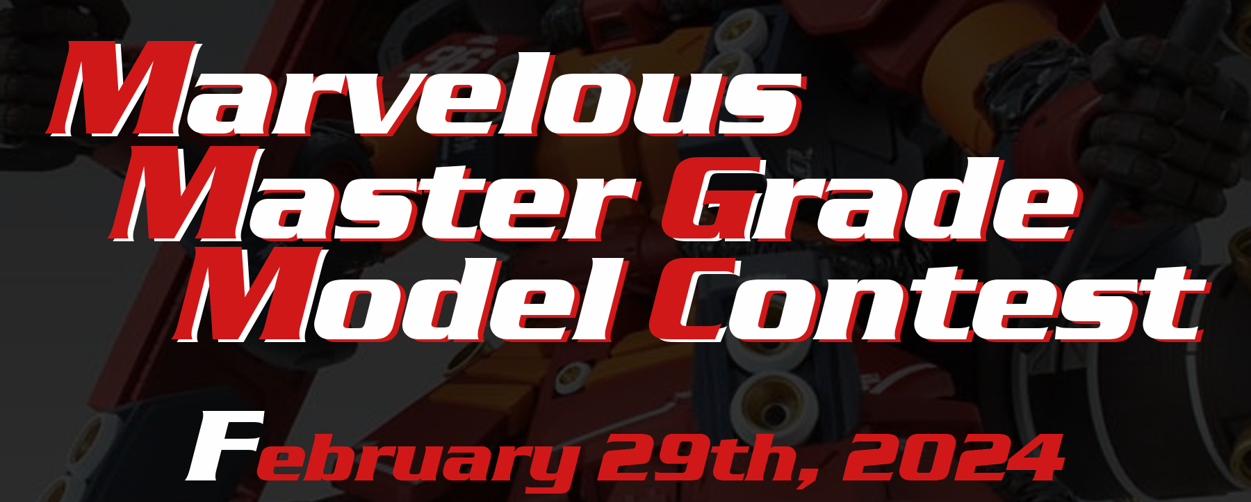 Marvelous Master Grade Model Contest