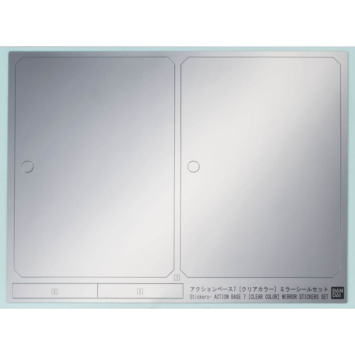 ACTION BASE 7 [CLEAR COLOR] MIRROR STICKERS SET