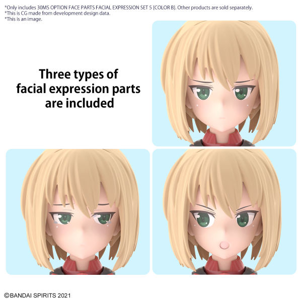 30MS OPTION FACE PARTS FACIAL EXPRESSION SET 5 [COLOR B]