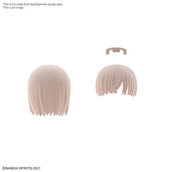 30MS OPTION HAIR STYLE PARTS Vol.8 - Brown straight hair