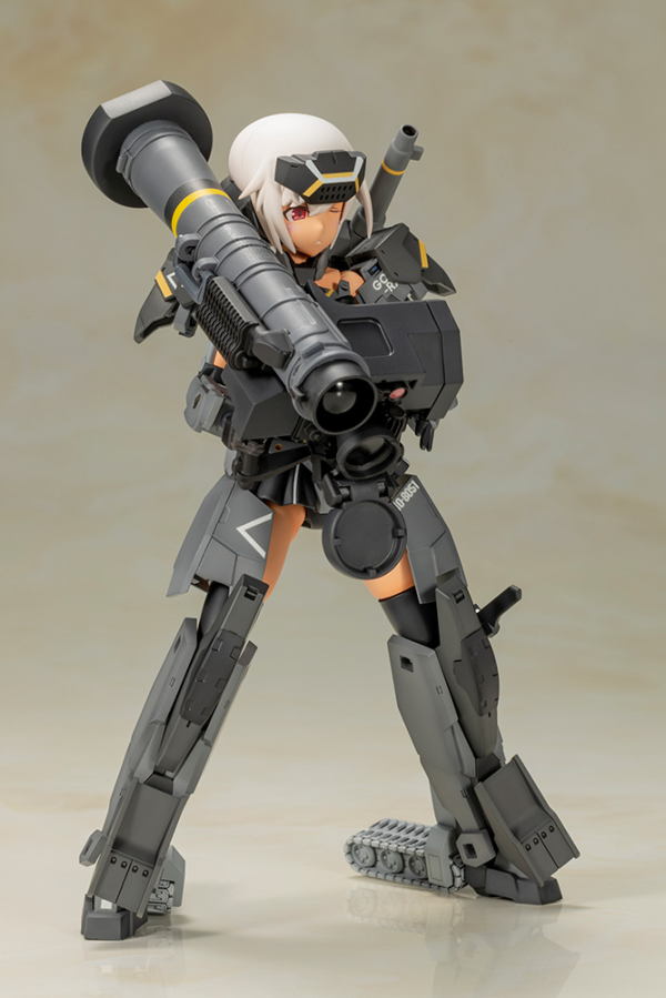 FRAME ARMS GIRL GOURAI-KAI [BLACK] with FGM148 TYPE ANTI-TANK MISSILE