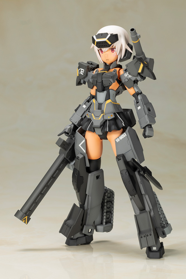 FRAME ARMS GIRL GOURAI-KAI [BLACK] with FGM148 TYPE ANTI-TANK MISSILE