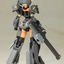 FRAME ARMS GIRL GOURAI-KAI [BLACK] with FGM148 TYPE ANTI-TANK MISSILE