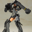 FRAME ARMS GIRL GOURAI-KAI [BLACK] with FGM148 TYPE ANTI-TANK MISSILE