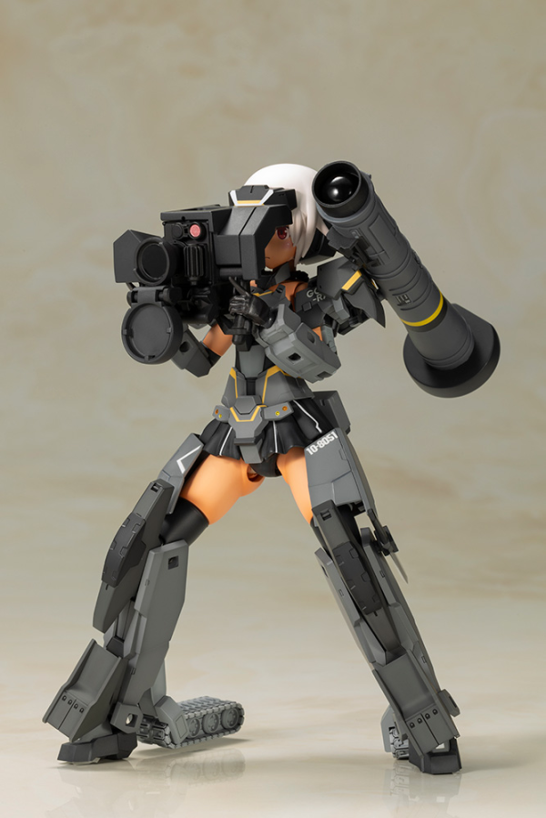 FRAME ARMS GIRL GOURAI-KAI [BLACK] with FGM148 TYPE ANTI-TANK MISSILE