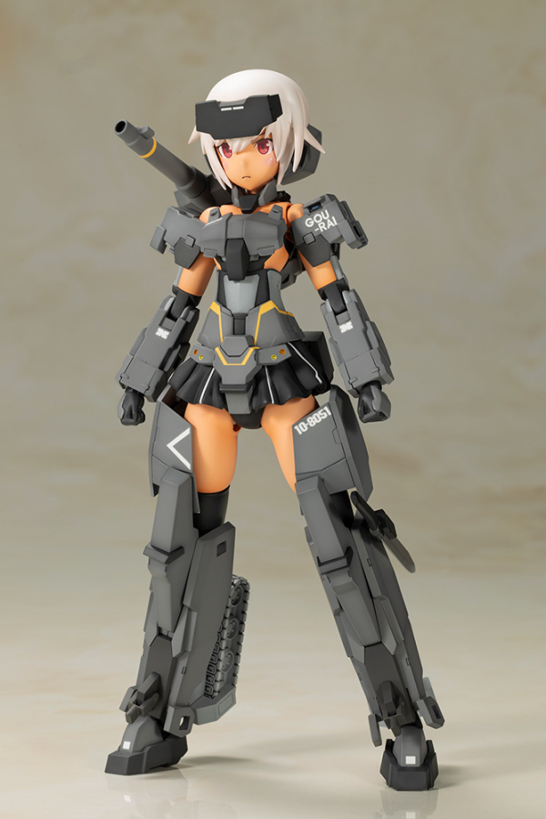 FRAME ARMS GIRL GOURAI-KAI [BLACK] with FGM148 TYPE ANTI-TANK MISSILE