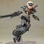 FRAME ARMS GIRL GOURAI-KAI [BLACK] with FGM148 TYPE ANTI-TANK MISSILE