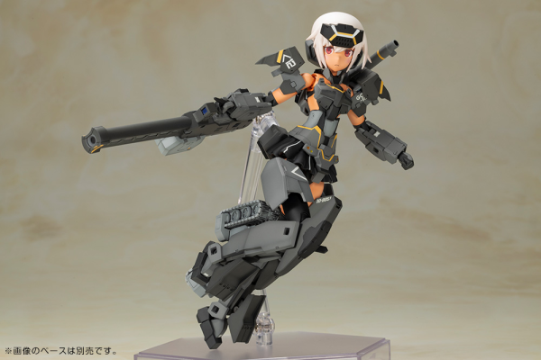 FRAME ARMS GIRL GOURAI-KAI [BLACK] with FGM148 TYPE ANTI-TANK MISSILE