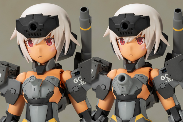 FRAME ARMS GIRL GOURAI-KAI [BLACK] with FGM148 TYPE ANTI-TANK MISSILE