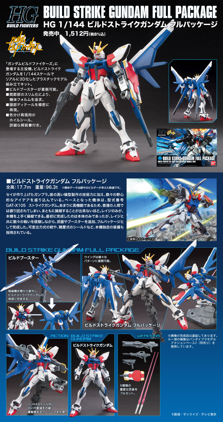 HGBF 1/144 Build Strike Gundam Full Package