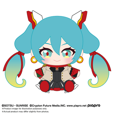 Hatsune Miku x Mobile Fighter G Gundam "Gundam x Hatsune Miku" Bandai Namco Nui Plush