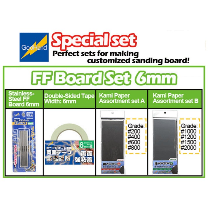 Godhand GH-FFM6-SET FF Board Set 6mm