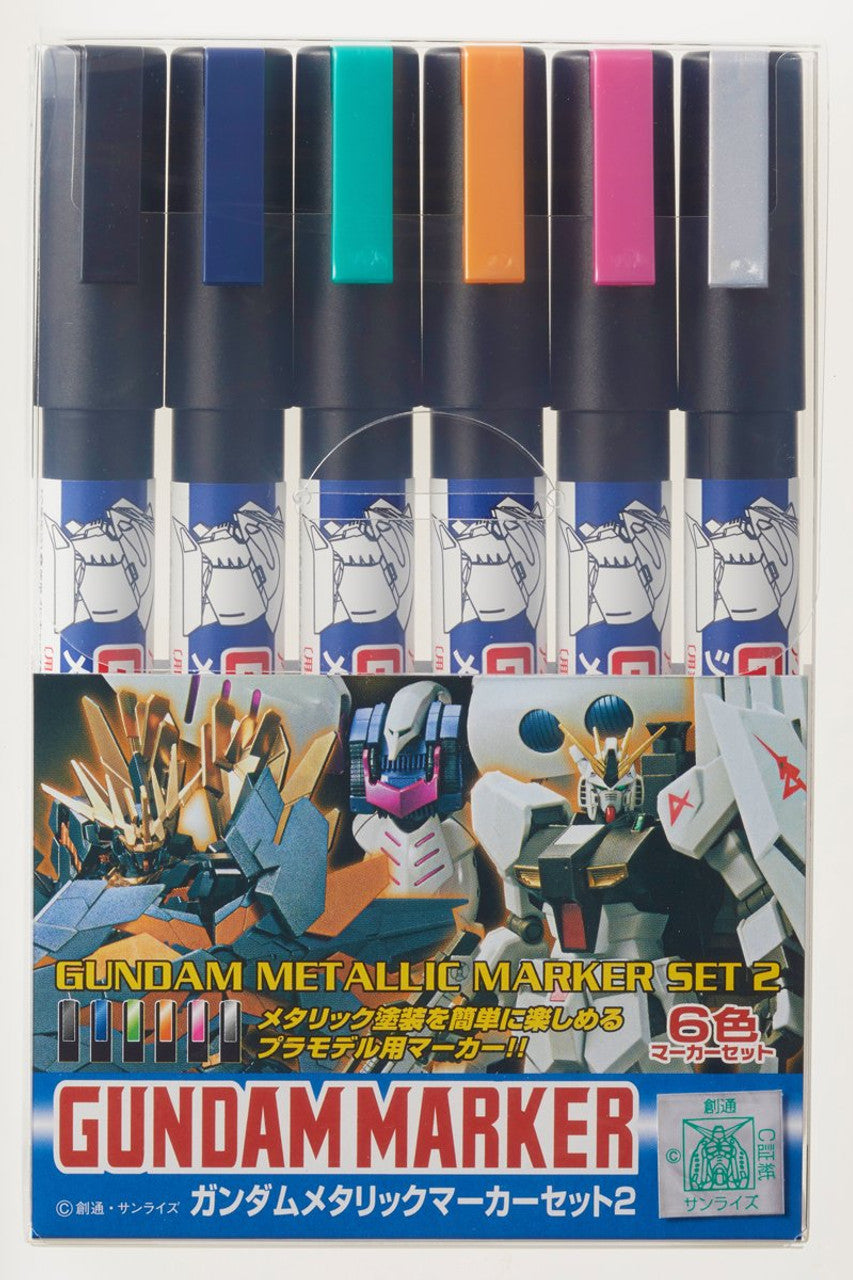 GUNDAM METALLIC MARKER SET 2